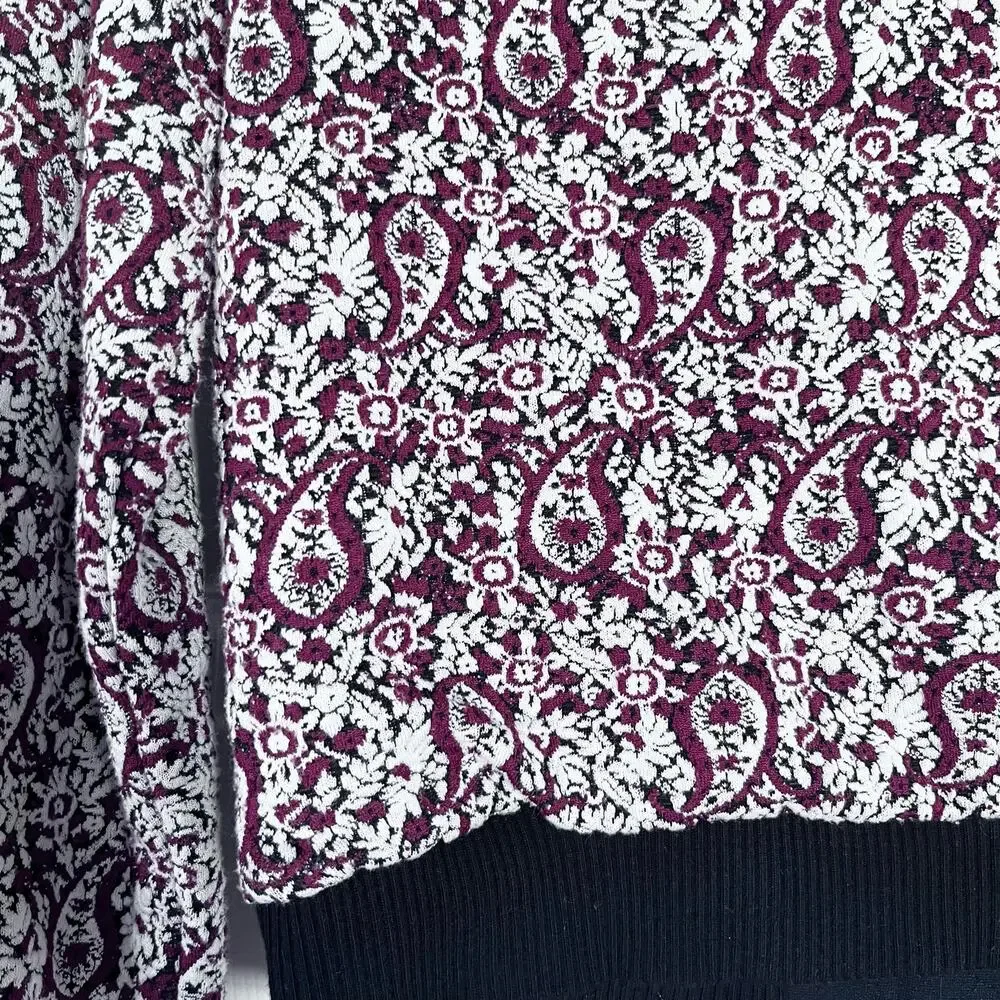 Michael Kors Paisley Jacquard Zip Jackets XS